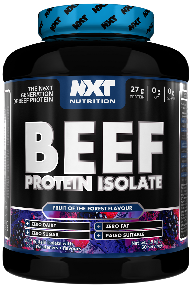 NXT Nutrition Beef Protein Isolate 1.8kg 60 servings
