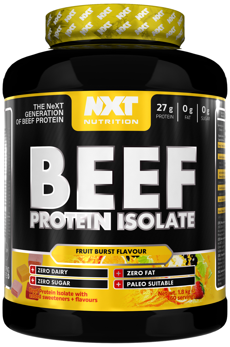 NXT Nutrition Beef Protein Isolate 1.8kg 60 servings