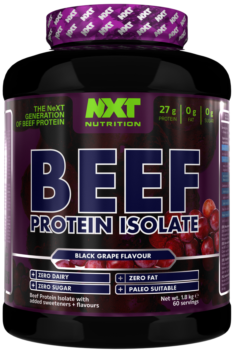 NXT Nutrition Beef Protein Isolate 1.8kg 60 servings