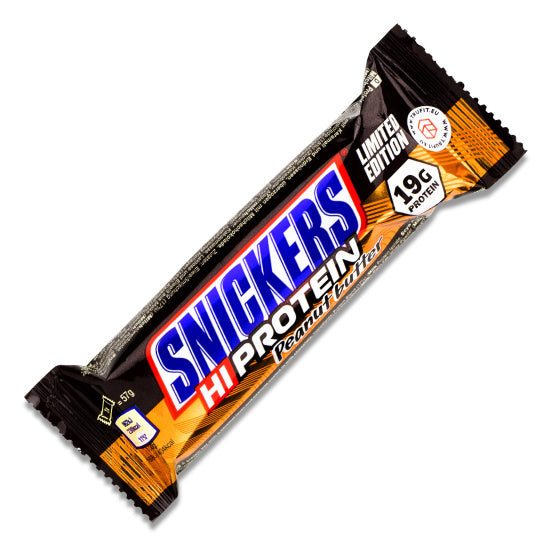 Snickers Hi-Protein Chocolate Bars Peanut Butter Limited Edition