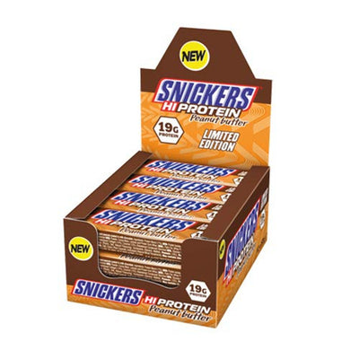 Snickers Hi-Protein Chocolate Bars Peanut Butter Limited Edition